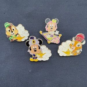 Disney Tokyo Disney Sea Pin Set Of 4 Pins Original